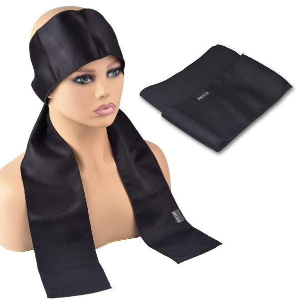 Edge Wrap for Black Hair  Edge Laying  Soft Women's Satin Headband(2pcs)
