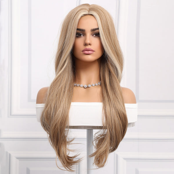 26-inch | White Gold Body Wave without Bangs | SM326