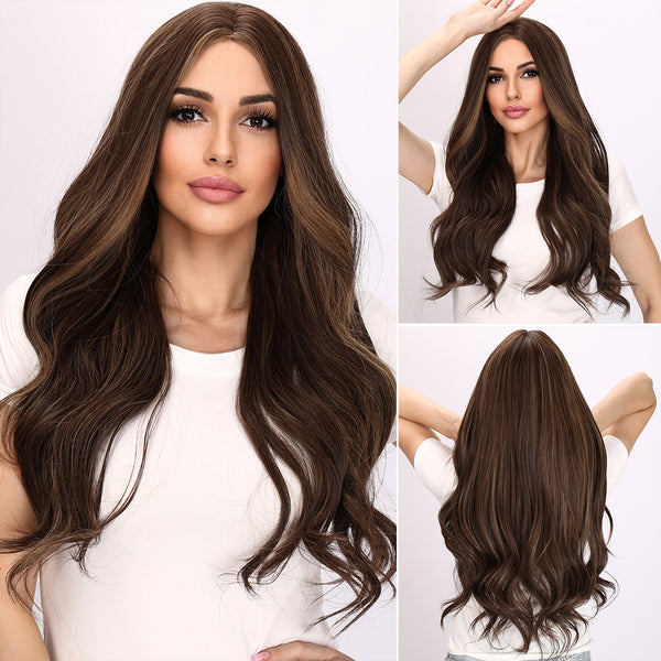 26-inch | Brown Loose Wave without Bangs | SM370