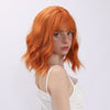 14-inch |Orange | Curly Hair with hair bangs |SM036