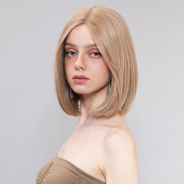 12-inch | Blonde Bob small T part  Lace Front Wigs | SM9111