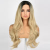 24-inch | Orange Blonde Highlight  Lace front bodywave without Bangs| SM4017