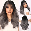 22-inch | Grey Loose Wave with Hair Bangs | SM6057
