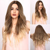 26-inch | Ombre Gold Loose Wave without Bangs | SM5300