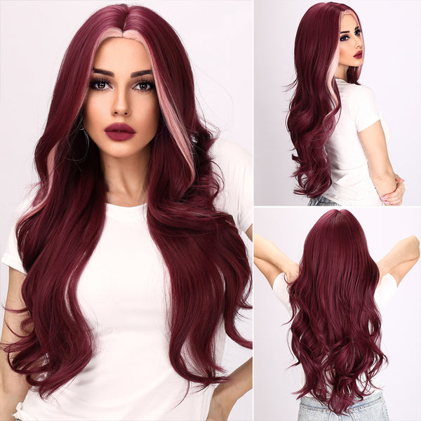30-inch | Purple Loose Wave without Bangs | SM6967