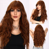 26-inch | Red Loose Wave with Bangs | SM5065