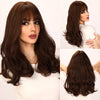 Thelma | 20-inch | Brown Loose Wave with Hair Bangs | SM8014