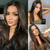 32-inch | Dark Brown Straight Lace Front without Hair Bangs | SM9884