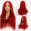24-inch | Aquaman Mera Cosplay Wig | Hot Red Cosplay Wig for Women Long Wavy Curly | CSH4101